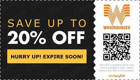 Whataburger coupons 2023 printable. BeFrugal updates printable coupons for Whataburger every day. Print the coupons below and take to a participating Whataburger to save. 