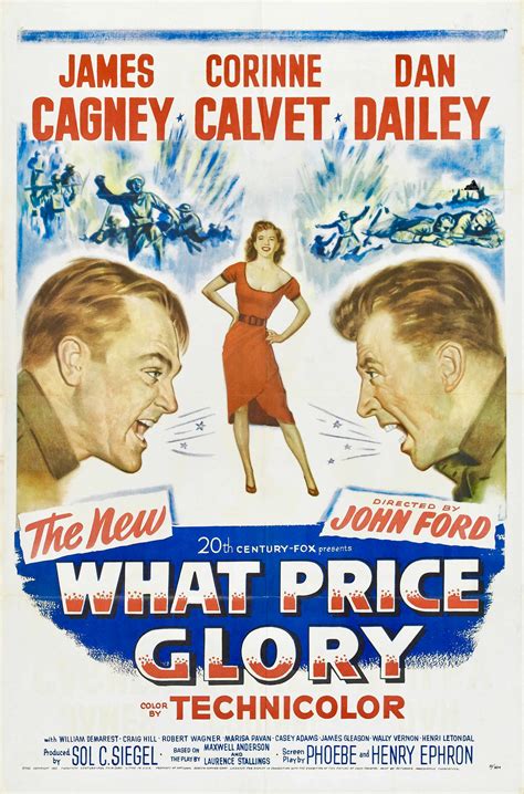 Whatpriceglory - What Price Glory. Edit. Summaries. The wartime romantic misadventures of Captain Flagg, commander of a company of US Marines in 1918 France. In 1918 France, Captain Flagg commands a disreputable company of Marines; his new top sergeant is his old friendly enemy, Quirt. The two men become rivals for the favors of fair innkeeper's daughter ...