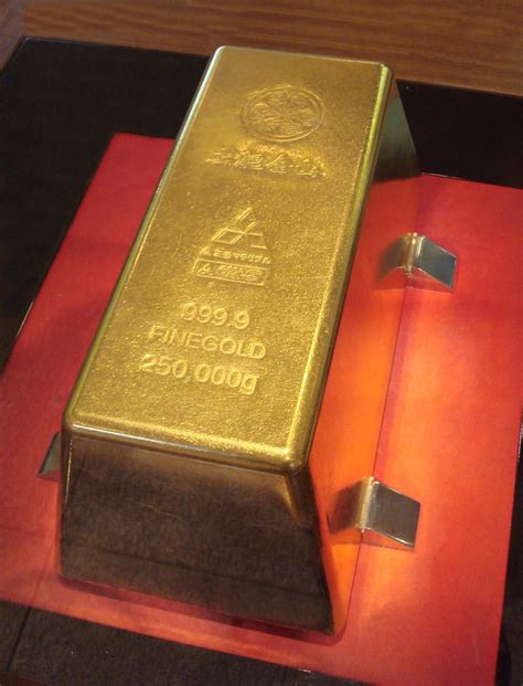 A standard gold brick weighs approximatel