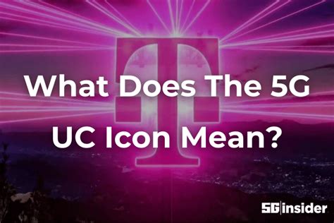Whats does 5g uc mean. Sep 21, 2021 · 5G UC means 5G Ultra Capacity which is a faster network connection from T-Mobile. This is a new icon that people with iPhone 12 or newer devices have. As reported by The Verge, T-Mobile users are ... 