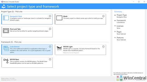 Whats is Windows Template Studio and How to Get Started