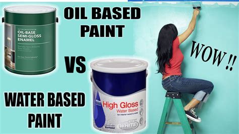 Whats the Difference Between Oil and Water Based Paint?