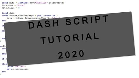 Whats the best way create a Dashing script - Scripting …