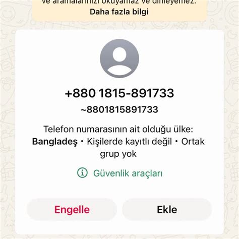 WhatsApp Üzerinden Yabancı Numara Şikayetleri Şikayetvar. 