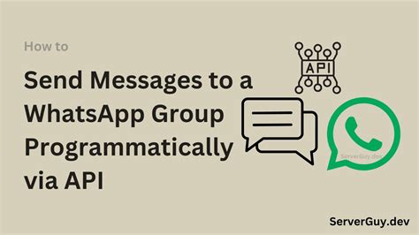 Whatsapp api send message programmatically.  Route inbound conversations back into your ...