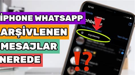 Whatsapp arşivlenen sohbetleri silme