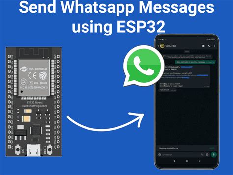 Whatsapp bot esp32.  Open Serial Monitor, type the message and press Send.  Selec...