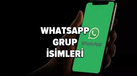 Whatsapp grup isimleri