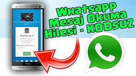 Whatsapp mesaj okuma