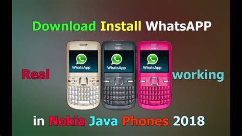 Whatsapp nokia download java install. Are you having an issue of installing Wha...