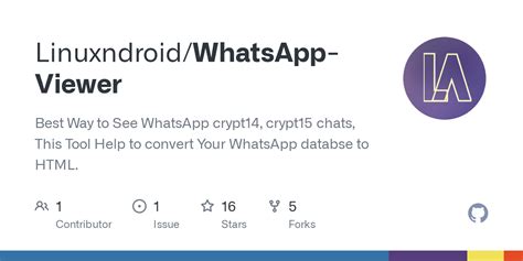 Whatsapp viewer crypt14.  Download the latest Linuxndroid-WhatsApp-View...