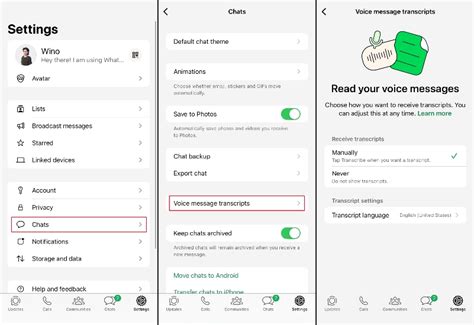 Whatsapp voice message to text android.  Save a WhatsApp voice message and turn it in...