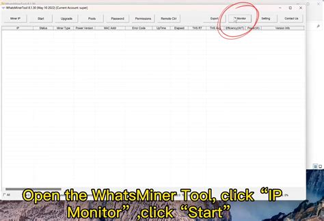 Whatsminer tool latest version. 6 The WhatsMiner API version is V2.  Di...