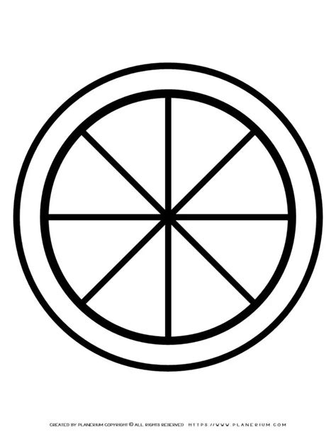 Wheel Coloring Page