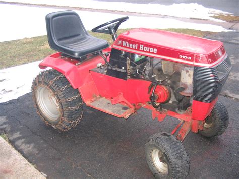Joined: April 9, 2021. Location: New York. #1. Posted August 1, 2021. Hi, I have a 1988 wheel horse 310-8. This morning when I went to cut the grass I noticed the battery was dead. I hooked it to my battery charger and let it sit for a while. Anyways I got sidetracked and ended up coming back to the tractor hours later.. 