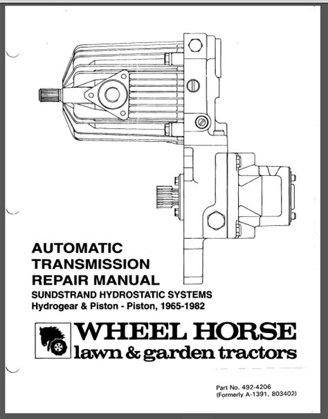 Wheel horse tractor transmission service manual. - La musa romántica en colombia (antología [poética]).