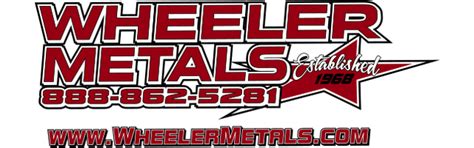 4 reviews of Wheeler Metals "I like to do metal projects. The folks at Wheelers are always pleasant and helpful. Like any steel yard they have a couple of barrels of drops and pieces one barrel is $5 for anything in it and the other is $10. Sounds like a bargain, nope not usually. They don't charge for cutting pieces to 10 foot lengths and most of the time it is …. 