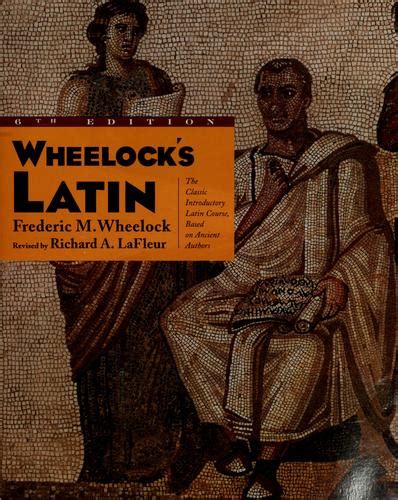 Download Wheelocks Latin By Frederic M Wheelock