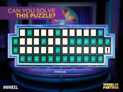 Wheeloffortune bonus puzzle solution. BINGO! Wheel of Fortune and Live Play Bingo are coming together to give lucky at-home viewers the chance to win $10,000! Tune in March 13-17 and enter the Bonus Round … 