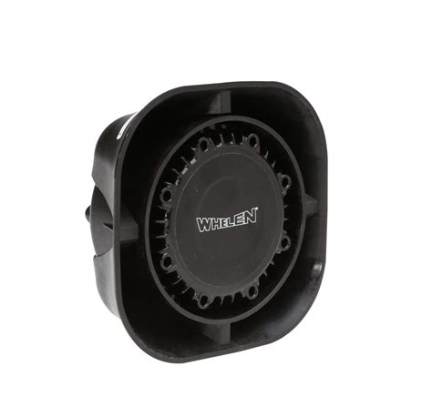 Whelen siren speaker. Key Highlights:123dB Output &mdash; Full 100-watt siren power in a sli...