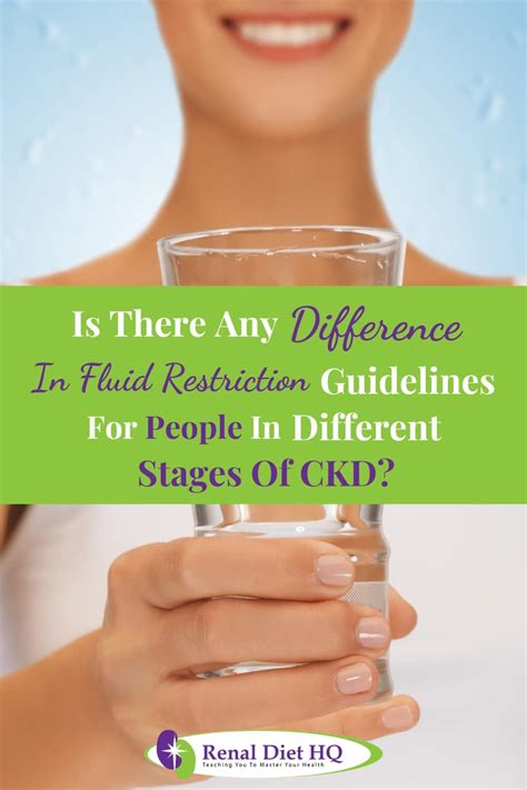 When Are Fluid Restrictions Necessary with CKD - RDHQ