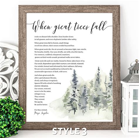 When Great Trees Fall Printable