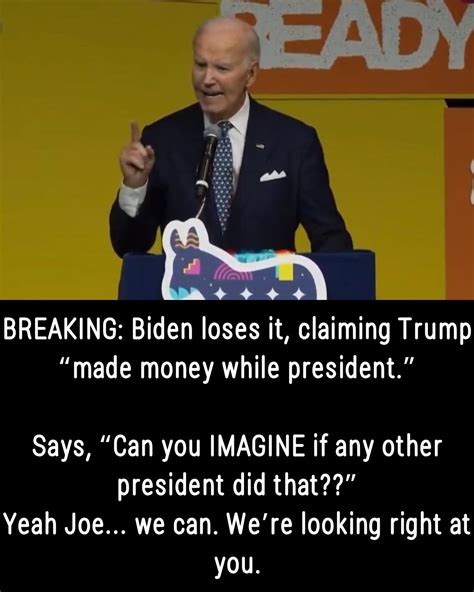 When Joe Biden went off