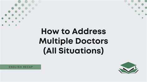 When Multiple Doctors Can