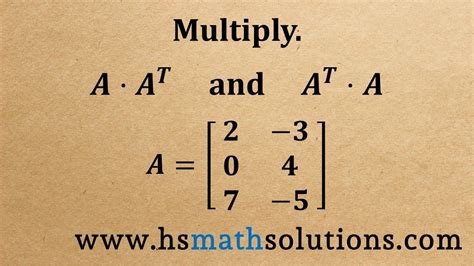 When a matrix is multiplied by its adjoint, why does it …