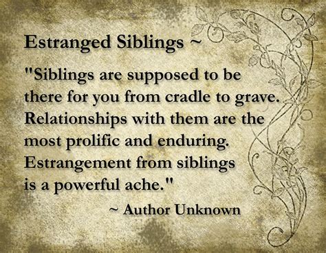 When an estranged sibling dies.  Grieving siblings need help understanding and c...