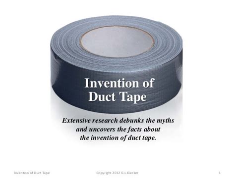 When and why was duct tape invented? – TeachersCollegesj