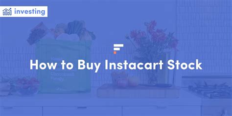 When can i buy instacart stock. You can soon buy shares of Instacart stock on the Nasdaq following Instacart's IPO in September 2023. To buy Instacart stock, set up a brokerage account, research Instacart financials, and come up ... 