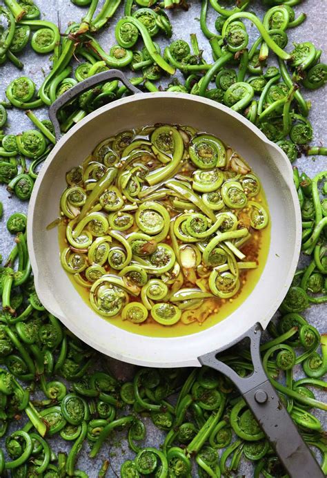 When chefs fiddle with fiddleheads, deliciousness ensues