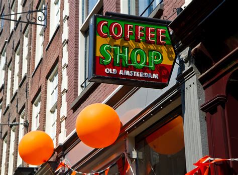 When did coffeeshops start in Amsterdam