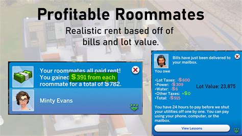 When do roommates pay? — The Sims Forums