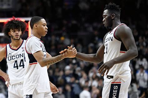 Now UConn has to go elsewhere to play much better teams with much more, with everything, at stake. The work in Connecticut is over. Through 30 games and maybe 125 practices since September, the Huskies (23-7, 12-7 Big East) close the regular season Saturday in Philadelphia against Villanova before heading to New York for the …. 