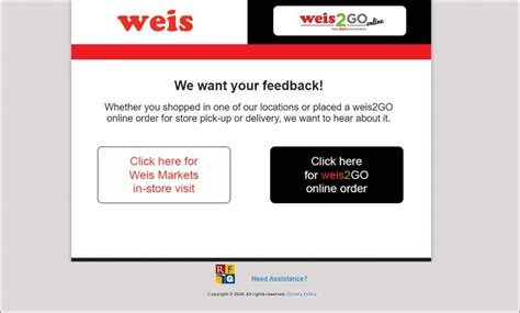 Weis Markets Survey Get 100 Weis Rewards Points Weis Feedback, How 