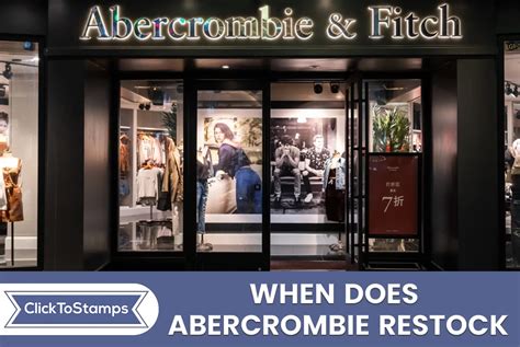 When does abercrombie restock. Things To Know About When does abercrombie restock. 