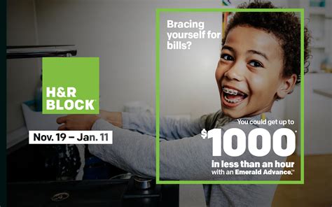 When does handr block do emerald advance. Apr 14, 2021 · What’s the credit limit for H & are block Emerald Advance? If approved for an H&R Block Emerald Advance ®, your credit limit could be between $350-$1000. H&R Block Emerald Advance ® line of credit and H&R Block Emerald Savings ® offered through Axos Bank ™, Member FDIC. H&R Block Emerald Prepaid Mastercard ® issued by Axos Bank pursuant ... 