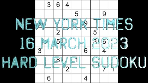 When does nyt sudoku reset. A few of the Solves required more imagination than logic; and, on top of everything else, spotting the geometric patterns was important, as well. Today’s Hard was much harder than the medium. Not even close. Did today's hard in 15 minutes, medium took me 16:30. 