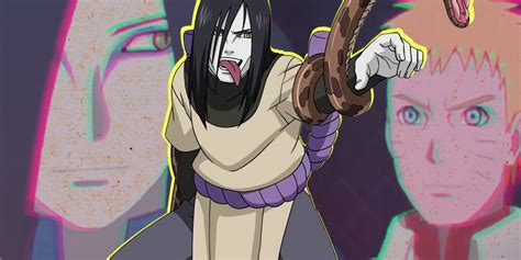 Dec 3, 2017 · Orochimaru now seems to take his hidden presence in stride, and despite folks like Shikamaru still not trusting him, the darker auras he used to carry seem to have dissipated over the years. At ... . 