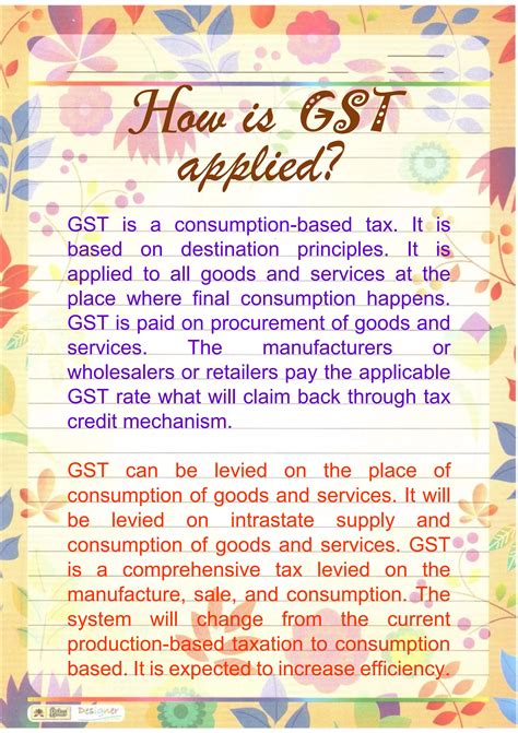 When gst is applied