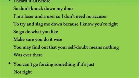 When i come around lyrics. Things To Know About When i come around lyrics. 