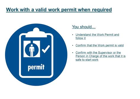 When is a permit to work required