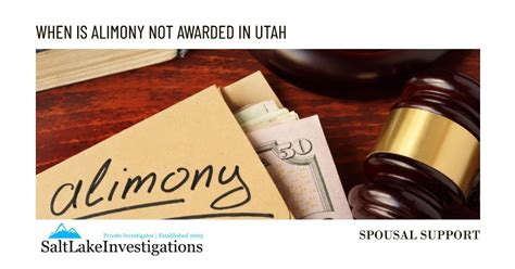 When is alimony not awarded