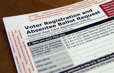 When is an absentee ballot due
