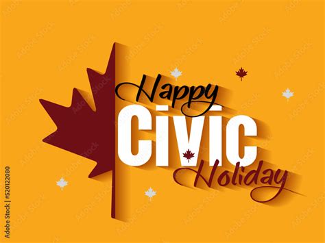 When is civic holiday