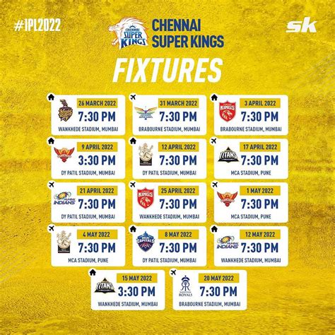 When is csk next match