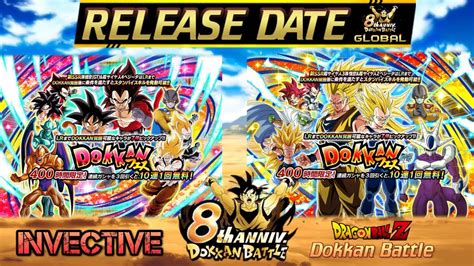 When is dokkan 8th anniversary global. Today Nanogenix & DiddySauce Dual Summon for the 8th Anniversary LR SSJ3 Goku & SSJ2 Vegeta and LR GT Goku & SSJ4 Vegeta on Dragon Ball Z Dokkan Battle!Diddy... 
