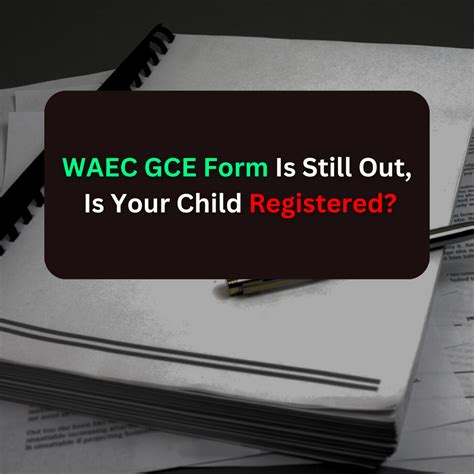 When is gce form going to close